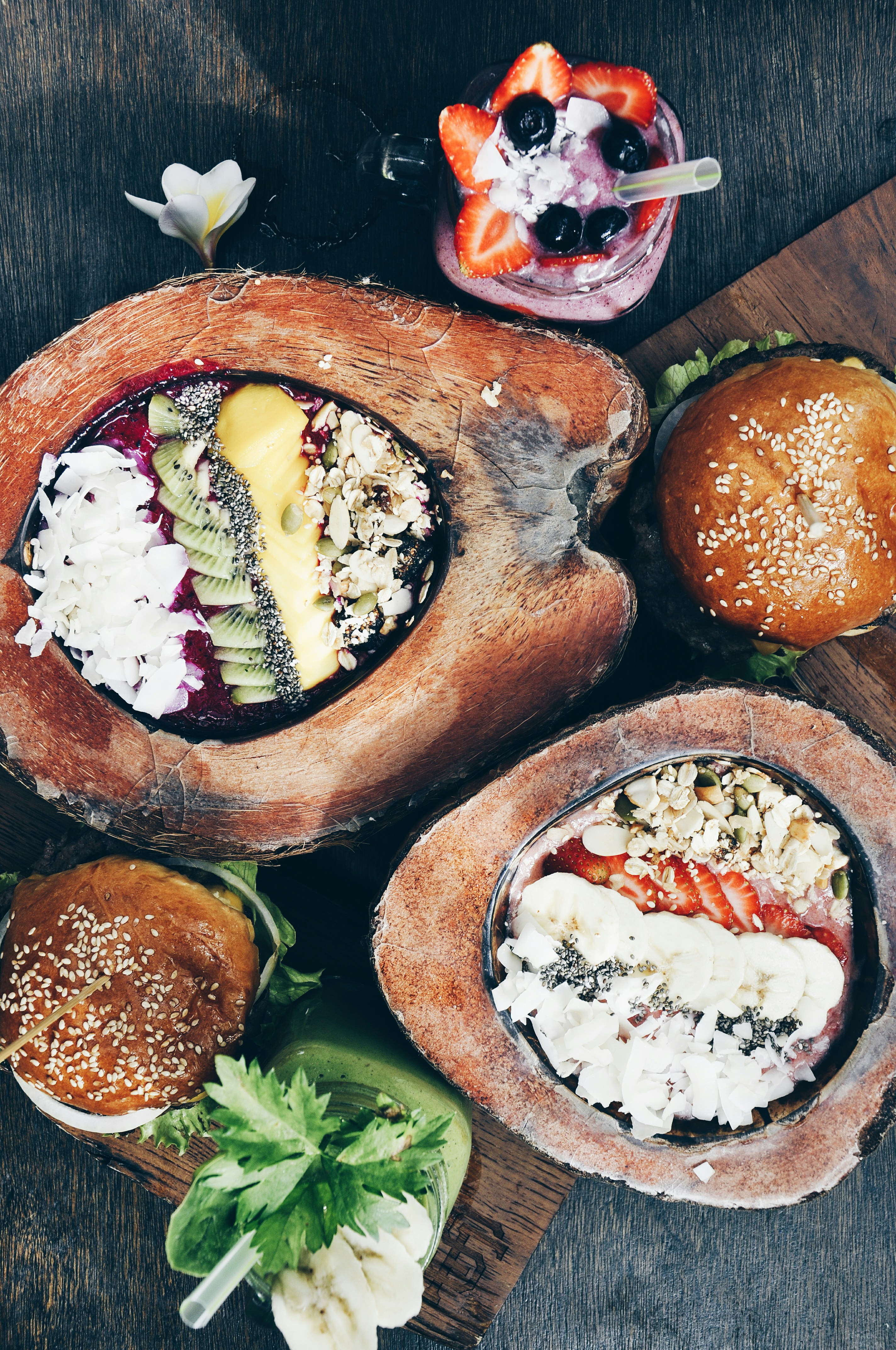 Ingredientes vista cenital